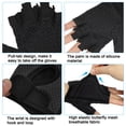 thumbnail image 4 of Uxcell Fishing Gloves Breathable Fingerless Fishing Sun Protection Gloves for Men Women, Black (L Size), 4 of 6
