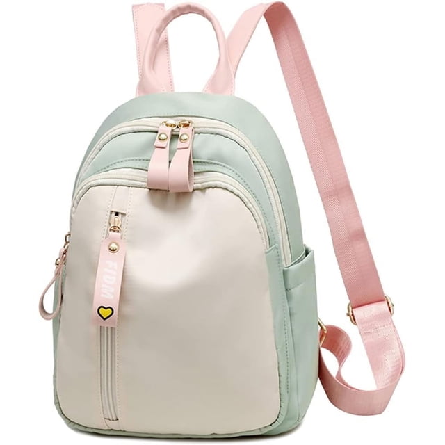 Backpack for Women Small, Mini Nylon Travel Backpack Purse, Shoulder Bag Cute Lightweight for Ladies