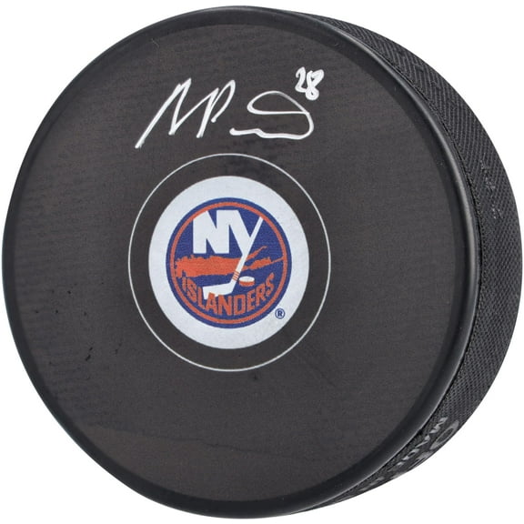 Alexander Romanov New York Islanders Autographed Hockey Puck - Fanatics Authentic Certified
