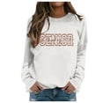 thumbnail image 2 of Women's Sweatshirts 2025 Senior Class Of 2026 Sweatshirt Senior 2026 Pullover Tops Sweatshirt for Women, 2 of 6