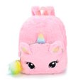 thumbnail image 1 of Mochila Unicornio de Peluche, Mochila Mini Unicornio para Niña, Rosa, 1 of 5