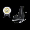 thumbnail image 2 of Présentoir en Acrylique Chevalets en Plastique Transparent Support Stable pour Assiettes Porte-Pièces, 2 of 2