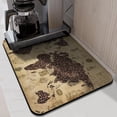 thumbnail image 2 of Coffee Bar Mat Accessories for Countertop Super Absorbent Anti-Slip Silicone Flower Dish Drying Mats for Kitchen Counter Draining Pad Decor Gift Fit Coffee Maker Coffee Pot Espresso Machine 24inx18in, 2 of 6