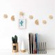 thumbnail image 2 of Wooden Wall Hook 4PCS Self Adhesive Decorative Wardrobe Hooks Star Moon Shape,Hanging Clothes Hat Scarves,for Bedroom Living Room, 2 of 4