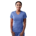 thumbnail image 2 of Adar Pro Scrub Set For Women - Modern V-Neck Scrub Top & Tailored Yoga Scrub Pants, 2 of 7