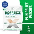 thumbnail image 5 of Biofreeze UltraFlex Lidocaine Back Knee Muscle Joint and Arthritis Pain Relief Patches,  4 Count, 5 of 6