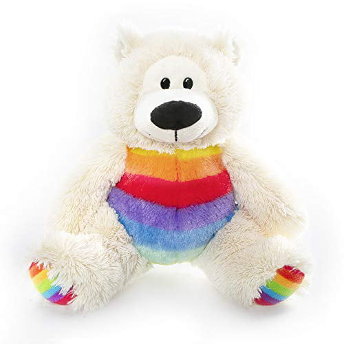 multicolor teddy bear