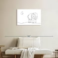 thumbnail image 2 of Elephant Stock Butterfly And Elephant Wall Art - Horizontal Canvas Wall Art - Living Room Wall Decor - Animal Canvas - White And Black Decor - 30" x 20", 2 of 8