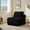Black, variant on Toject Folding Sofa Bed, Convertible Floor Couch with Pillow, Portable Sleeper Chair with Back Support, Foldable Mattress for Living Room, Bedroom, Corduroy, Gray