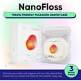 thumbnail image 2 of Floss threader, suitable for teeth, vegan floss line, 1000 polyester fibers, nano hydroxyapatite wax, for enamel care, child-friendly, cinnamon flavor, 42 meters, 2 of 4