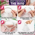 thumbnail image 5 of Rongsi 200 Pcs Clear Nail Swatch Sticks - Nail Swatches for Gel Polish - Transparent Acrylic Practice Tips with Metal Rings, Suitable for Displaying Colors, Training Templates, 5 of 9