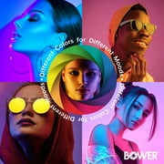 Bower Brand 16-inch White and RGB LED Ring Light Kit with Tripod; Black