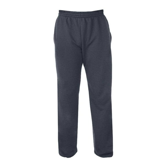 Pantalón Fruit Of The Loom para Hombre, Deportivo Felpa Obscuro Jaspe Gris Talla CH