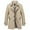 Khaki, variant on Patlollav Mens Lapel Single Breasted Multi Button Side Seam Pocket Trench Coat