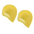 thumbnail image 1 of Gorro de natación unisex para cabello corto y largo, de silicona, cubre orejas, para mujer, hombre, niño y adulto (amarillo), 1 of 5