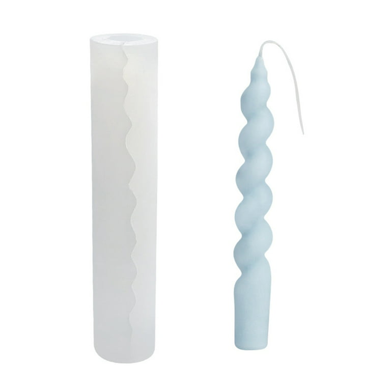 Minchun Spiral Taper Candle Mold,Long Twisted Silicone Candle