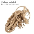 thumbnail image 2 of XZKING 41 Inches Macrame Planter Hanger Large for 7.8 inch Pot,Hanging Planter for Indoor Plants, 2 Pack,NO Pot/Plant Included (Brown), 2 of 7