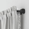 thumbnail image 4 of Mainstays 3/4" Matte Black Room Darkening Adjustable Wrap Double Curtain Rod, 30-84", 4 of 7