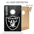 thumbnail image 5 of YouTheFan NFL Las Vegas Raiders 2' x 3' Cornhole Game, 5 of 6