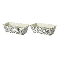 Thyme & Table 9" Ceramic Loaf Dish 2-Piece Set, Dot
