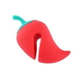 thumbnail image 2 of Gnmfd Pepper Shaped Pot Lid Lifter Silicone Heat Resistant Steam Vent Stopper, Cute Chili Design Pot Lid Holder to Prevent Boil Over, Kitchen Cooking Tool Accessory for Home Use, 2 of 4