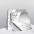 thumbnail image 4 of Yeetfub 10 Sheet Peel and Stick Backsplash Tile for Kitchen Marble Self Adhesive Wall Tiles Back Splashes Peel and Stick for Kitchen Wall for Kitchen Bathroom Fireplace Laundry Room 4"x4" White, 4 of 7