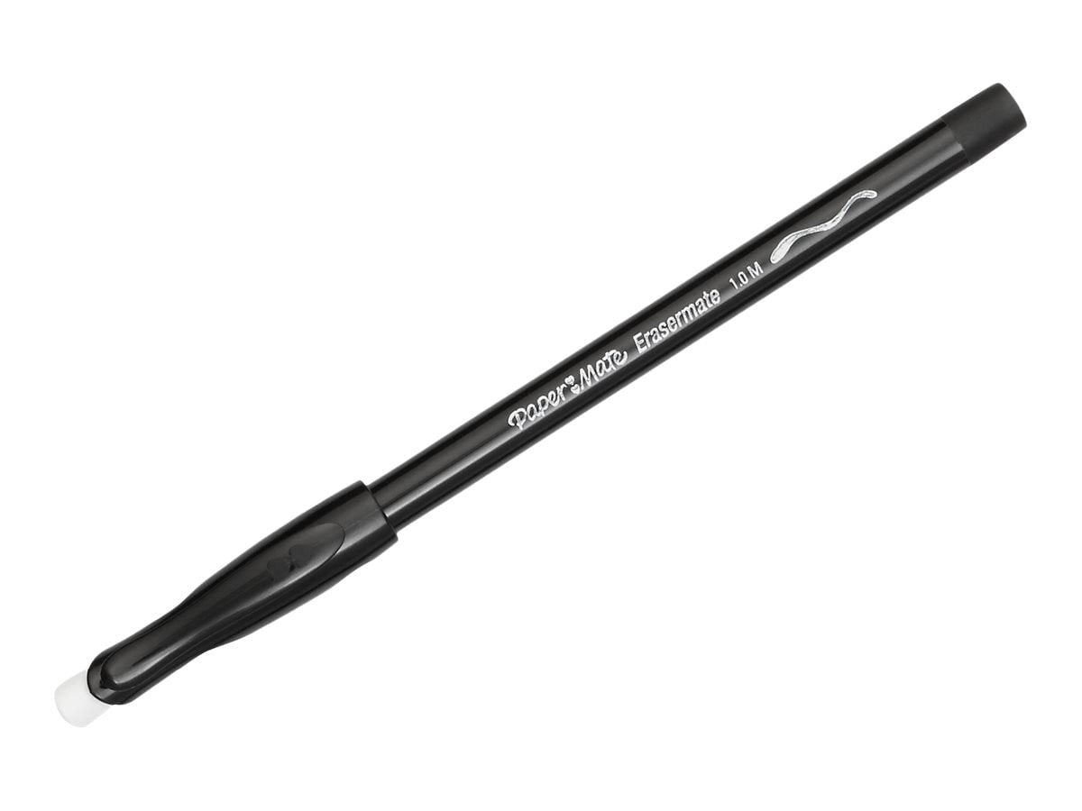 Paper Mate Eraser Mate Ballpoint pen nonpermanent black 1 mm