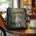 thumbnail image 3 of Kuiaobaty Corgi Print Crossbody Bag for Women, Butterfly Flower Print Vegan Leather Shoulder Handbag Crossbody, Multi Pockets Hobo Purse with Adjustable Strap for Travel & Shopping, 3 of 7