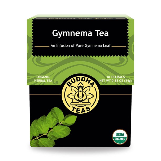 Organic Gymnema Sylvestre Leaf Tea Kosher, Caffeine Free, GMOFree