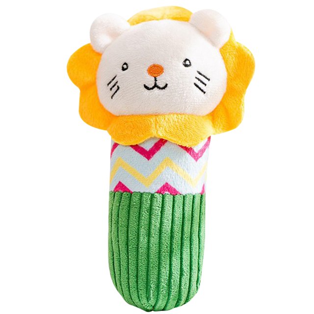 Dog Teething Toy Interactive - Plush Pet Squeaky Toy Stuffed Chew Toy for Puppy