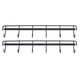 thumbnail image 3 of Perchero de pared de acero inoxidable de 2 piezas con 6 ganchos para ropa, toallas y sombreros, 2 negros., 3 of 14