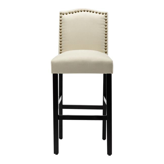 Fabric Upholstered Bar Stool, Threshold Camelot Nailhead Dining Chair