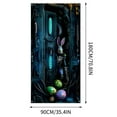 thumbnail image 2 of Bunny Decor Easter, Easter Door Curtain Suitable For Large Party Supplies Room Garden Wall Decoration Holiday Decoration Background, 2 of 6