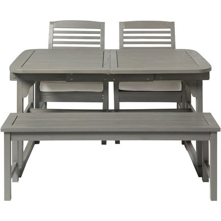 4-Piece Classic Outdoor Patio Dining Set in Gray Wash | Walmart Canada