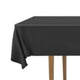 thumbnail image 2 of DecorRack 2 Rectangular Tablecloths -BPA- Free Plastic, 54 x 108 inch, Black (2 Pack), 2 of 6