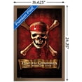 thumbnail image 3 of Disney Pirates of the Caribbean: At World's End - Teaser Wall Poster, 14.725" x 22.375", Framed, 3 of 3
