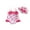 Pink, variant on BemeyourBBs Toddler Baby Girl Swimsuit Infant Bathing Suit One-piece Swimsuits With Sun Hat Set Strawberry Bow Rash Guard Spaghetti Strap Swimwear Summer Beach Wear