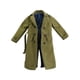 thumbnail image 1 of 1/12 escala mujeres hombres figura gabardina, traje de ropa de muñeca hecha a mano, ropa en miniatura para figuras de acción masculinas femeninas de 6 Verde Hugo gabardina, 1 of 10