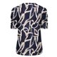 thumbnail image 5 of Fiudx Tops para Mujer Mujer Moda Casual Manga Corta Suelta Camiseta Blusa Tops, 5 of 5