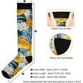 thumbnail image 3 of FREEAMG High Elasticity Compression Socks, High Knee Socks Adult Universal Leisure Relieve Fatigue,Rruit Palm Travel Daily with Running (1 Pair), 3 of 7