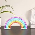 thumbnail image 3 of ZHAOCHENG letrero luminoso arcoiris, decoración de pared arcoiris para niñas, habitación infantil, luces led, decoración arcoiris, regalo para niños, 3 of 4