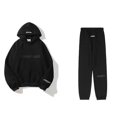 thumbnail image 2 of ESSENTIALS 3D silicone letter flocking print American sweater jacket + pants casual suit for men and women, 2 of 3