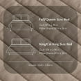 thumbnail image 6 of EVERGRACE Cotton Sateen Quilt Set Queen Size, Pre-Washed Cotton Channel Stitch Coverlet Bedspread, 3 Pieces Lightweight Soft Bedding Sets for All Season, with 2 Pillow Shams, Stone Taupe, 6 of 8
