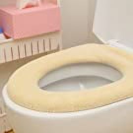 Miles Kimball Elastic Cushioned Toilet Seat Cover Universal Fit Green