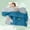 Blue, variant on DPTALR Cool Feeling Silk Fiber Summer Comforter Summer Cooler Gift Comforter Conditioner Comforter Solid Color