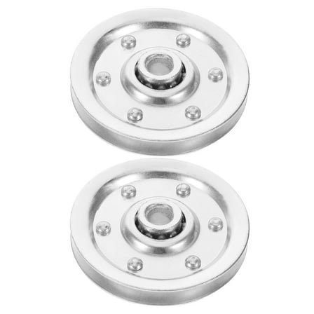 ELAYARD 2Pcs Garage Door Pulley Wheel Heavy Duty Metal Roller for Smooth Sliding