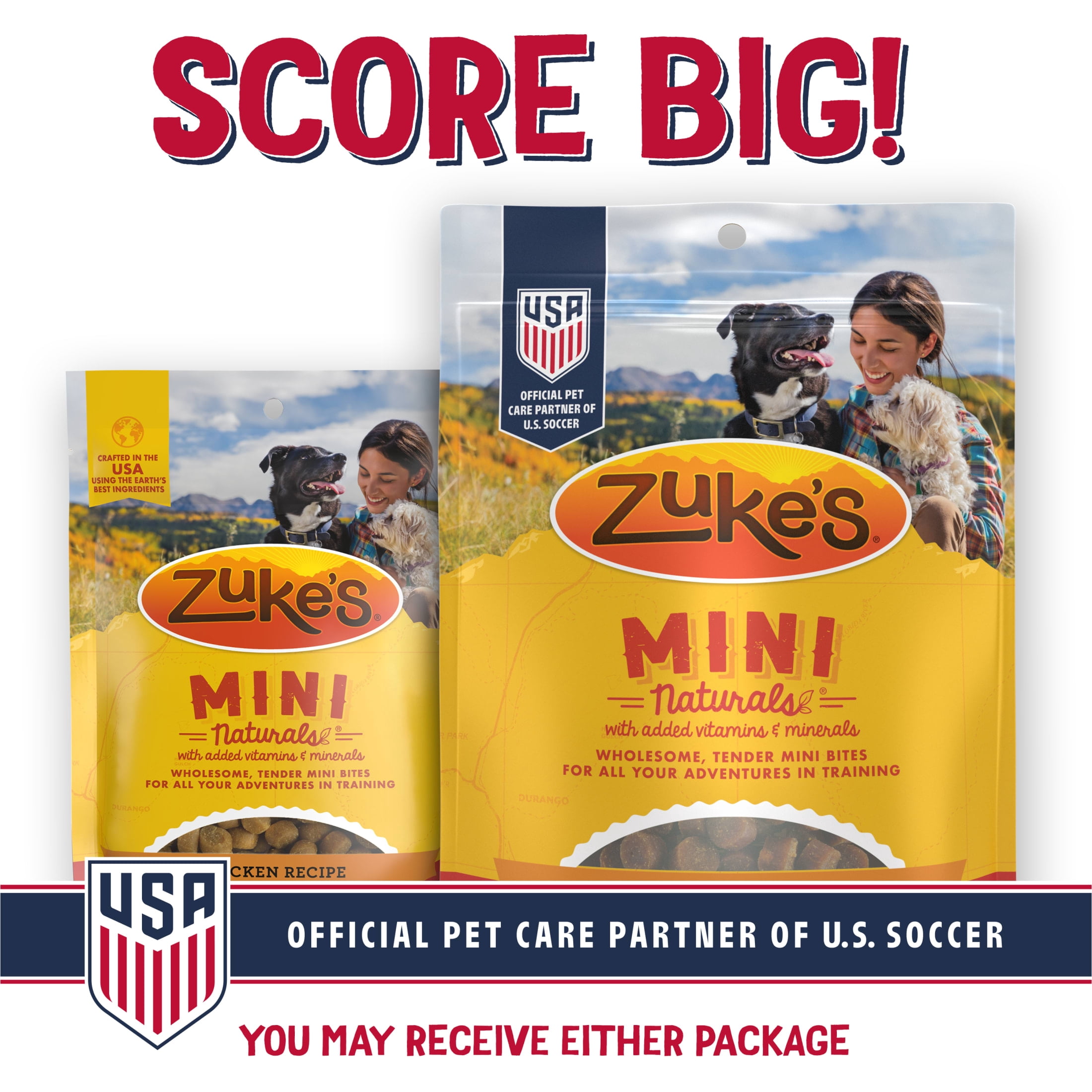 (6 pack) Zuke's Mini Naturals Soft Dog Training Treats, Real Chicken Recipe Tender Chews, 16 oz Pouch