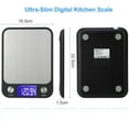 thumbnail image 4 of 10kg 1g Kitchen Scale Weighing Scale Food Diet Balance Measuring Tool  Stainless Steel Multi-Function Electronic Scales 7 Units (D), 4 of 7
