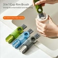 thumbnail image 2 of 3 In 1 Tiny Bottle Cup Cover Brush Straw Cleaner Tools Multi-Functional Crevice Cleaning Brush Kitchen Tools Gadgets, 2 of 6
