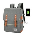 thumbnail image 4 of ESULOMP 16" Travel Laptop Backpack,Anti Theft Slim Durable Bookbag,Business Backpacks for Men Women,Water Resistant Carry on School Backpack Fits 13-16 Inch Laptop and Notebook, 4 of 8